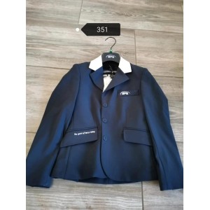 Veste de compétition équitation bleu GPA 8 ans