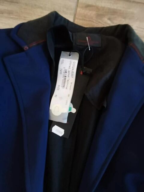 Veste de compétition équitation bleu Cavalleria Toscana taille 38