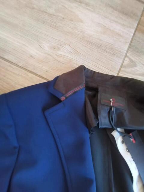 Veste de compétition équitation bleu Cavalleria Toscana taille 38