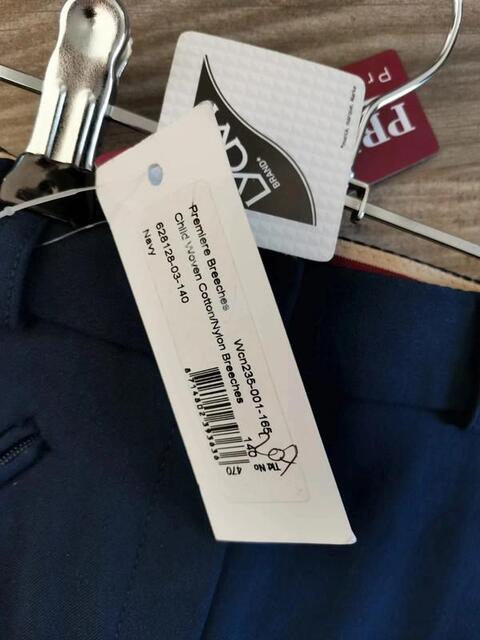 Pantalon d'équitation navy Premiere 10 ans