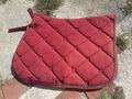 Tapis de selle bordeaux Equithème