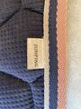 Tapis de selle rose et bleu marine