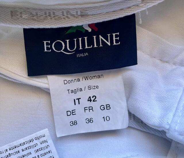 Pantalon concours blanc Equiline