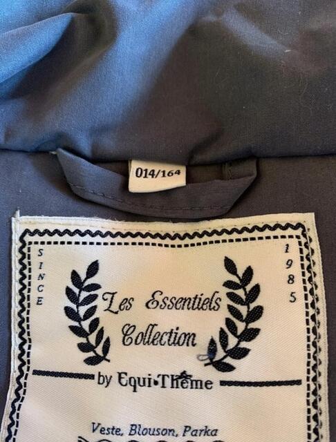 Veste equi thème taille 14 ans