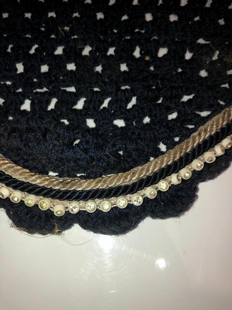 BONNET BLEU MARINE STRASS