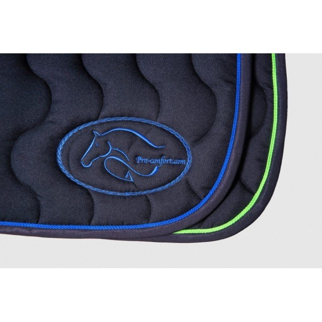 Tapis de Selle CSO Marine-Bleu Electrique