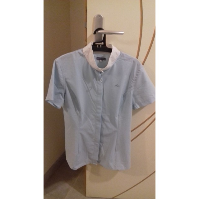 Chemise de concours bleu ciel