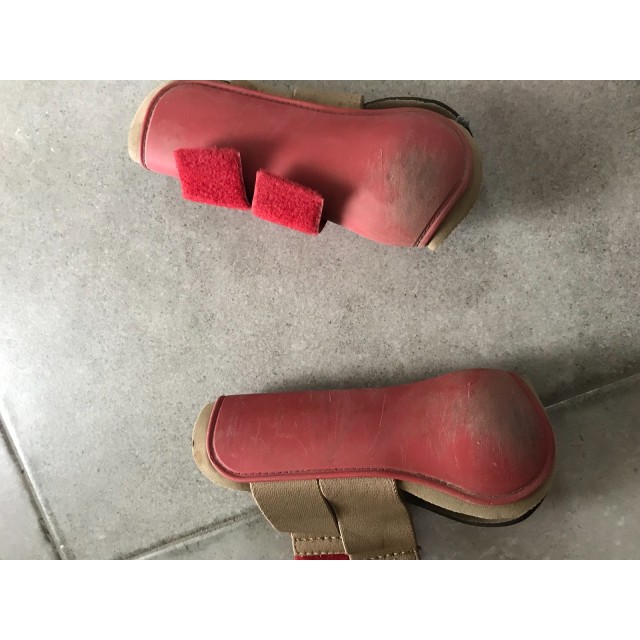 Guêtres rouges taille cheval