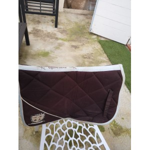 Tapis de selle poney equithème Choco-ciel