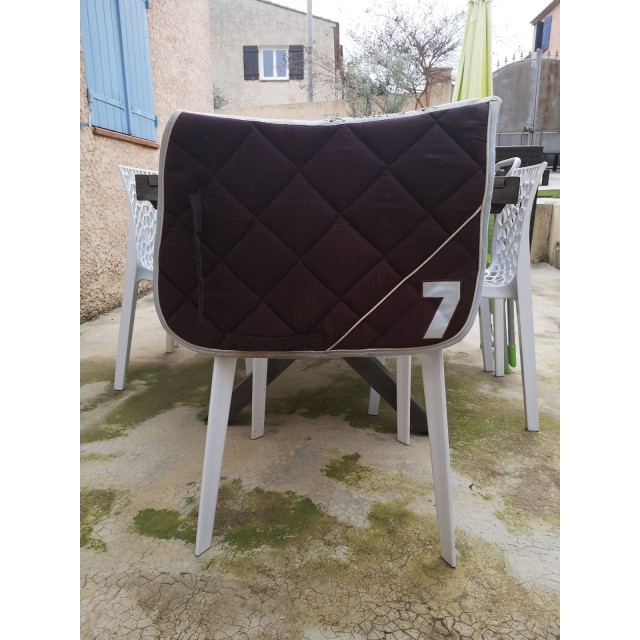 Tapis de selle poney equithème Choco-ciel