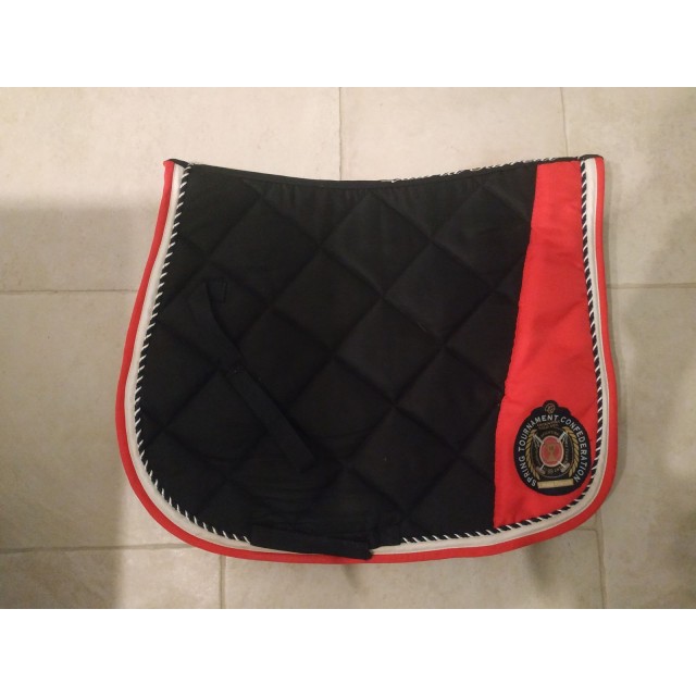 Tapis bleu marine et rose Lauria Garreli