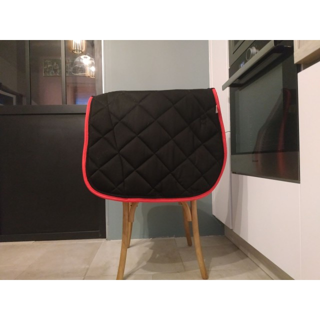 Tapis bleu marine et rose Lauria Garreli