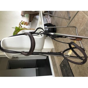 Bridon havane avec surpiqure