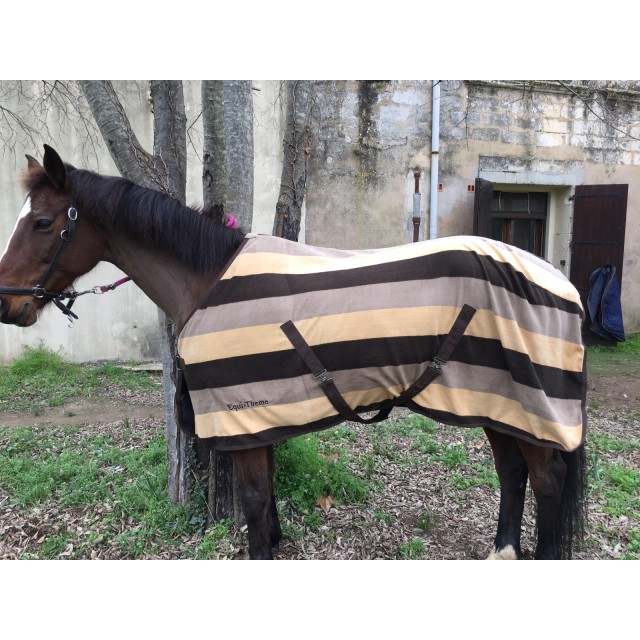 Chemise Polaire Cheval Equitheme Stripe