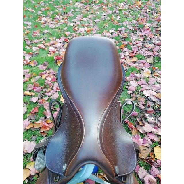 Selle Eric Thomas cuir marron