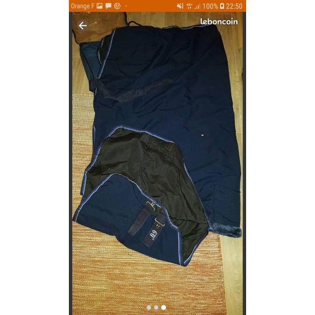 Couverture de box en coton