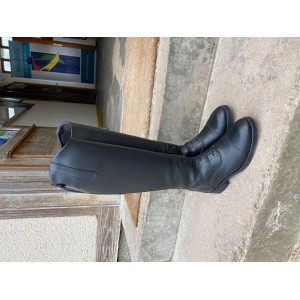 Bottes kreamer noires synthétiques