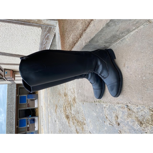 Bottes kreamer noires synthétiques