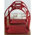 Jin stirrup Rouge en aluminium