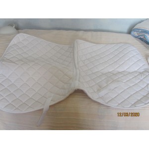 Tapis de selle cheval blanc