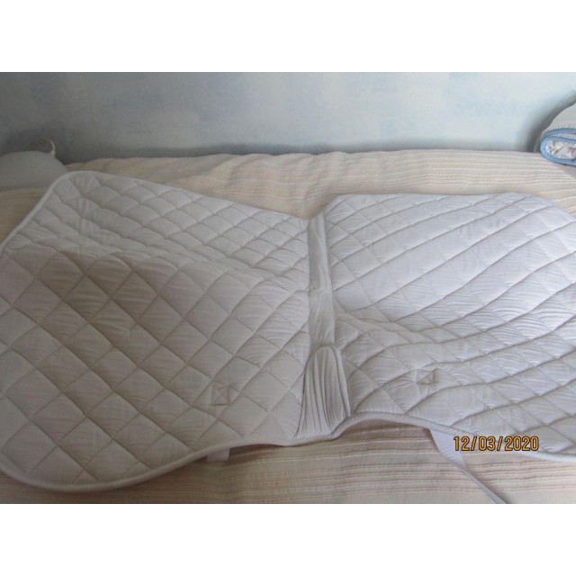 Tapis de selle cheval blanc