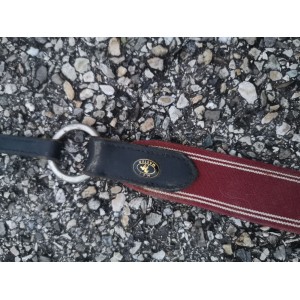 Collier de chasse poney bordeaux