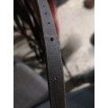 Collier de chasse poney bordeaux