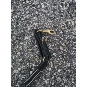 Collier de chasse noir et beige