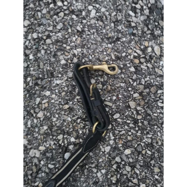 Collier de chasse noir et beige