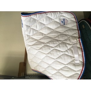 Tapis de selle bleu blanc rouge