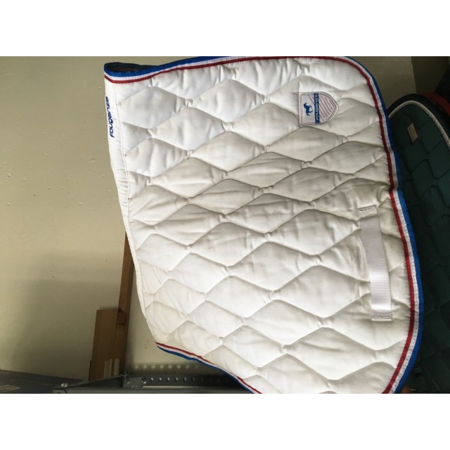 Tapis de selle bleu blanc rouge