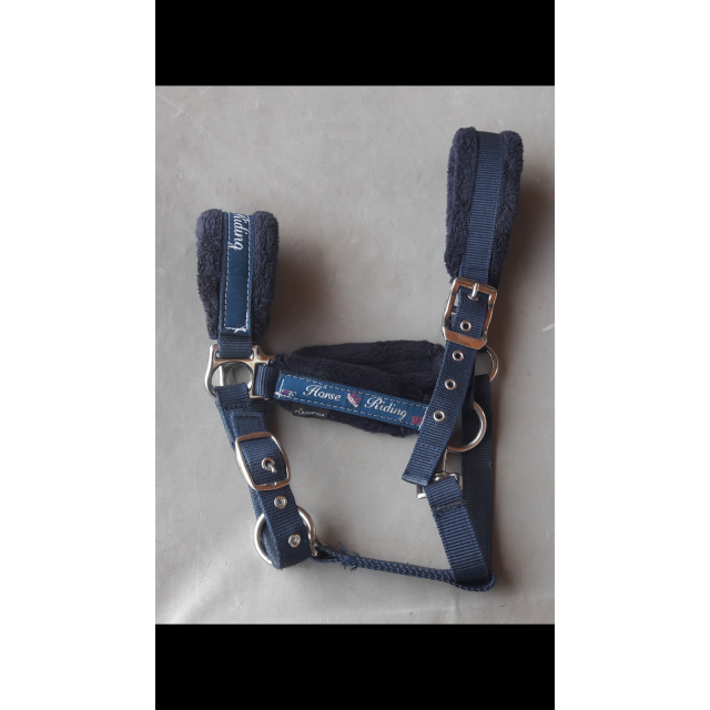 Licol fouganza moumoute bleu marine