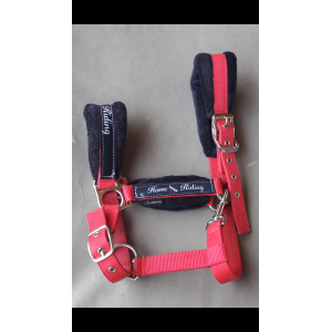 Licol fouganza moumoute rouge/rose