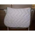 Tapis blanc horsewood taille poney