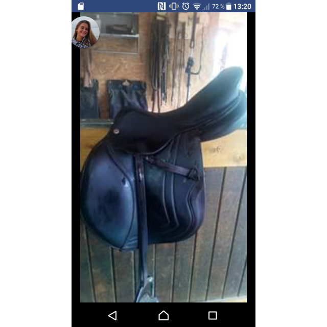 Selle CWD doublée veau