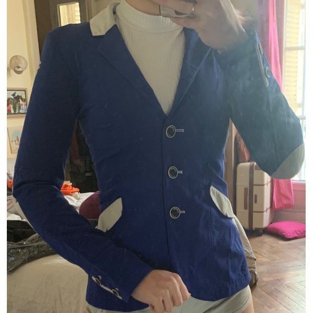 Veste Horse Pilot bleue électrique