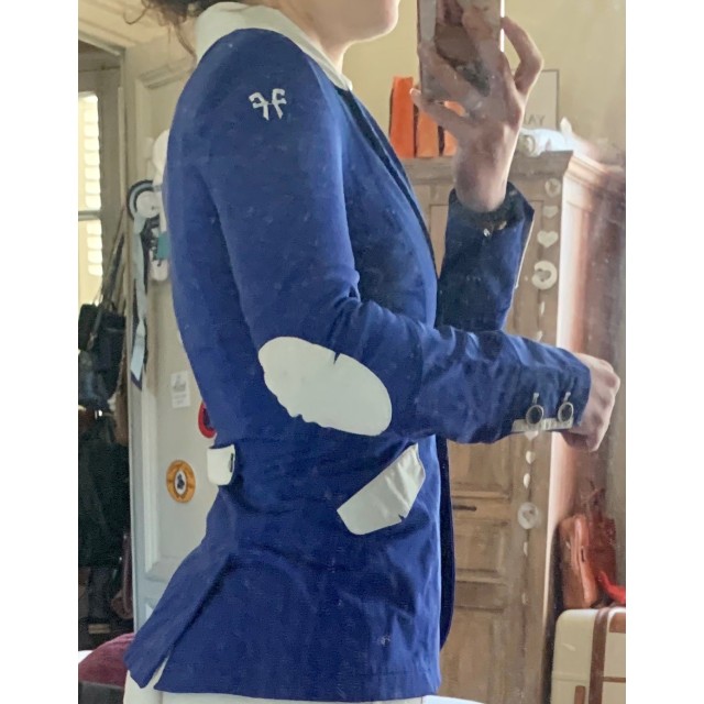 Veste Horse Pilot bleue électrique