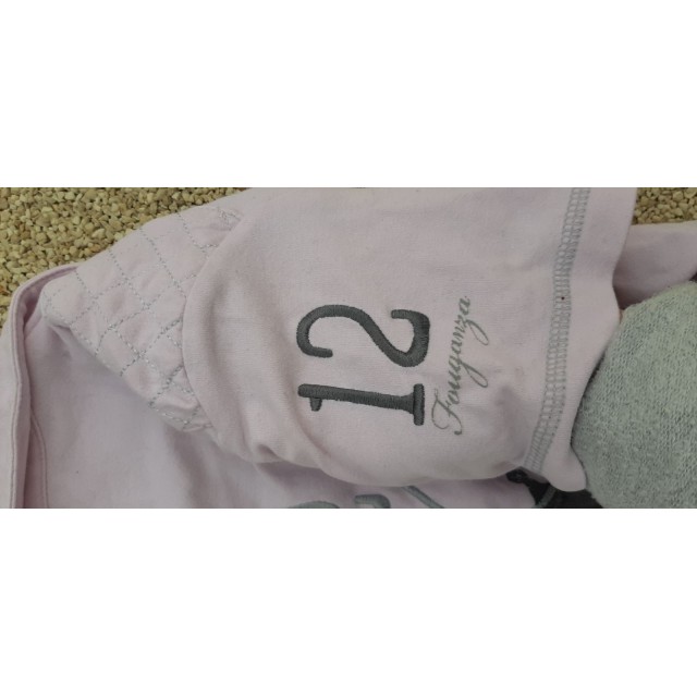 Polo rose pâle et gris