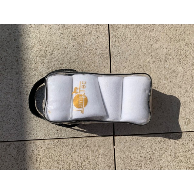 Bande de polo rouge et blanche taille poney bonne état