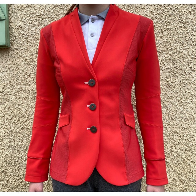 Veste de concours Horse Pilot rouge neuve