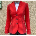 Veste de concours Horse Pilot rouge neuve