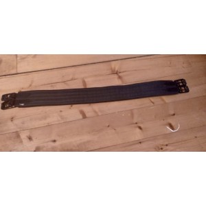 sangle en simili cuire noire