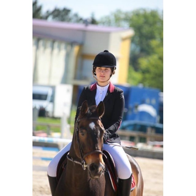 Veste Horse Pilot T38 Noir et Bordeaux