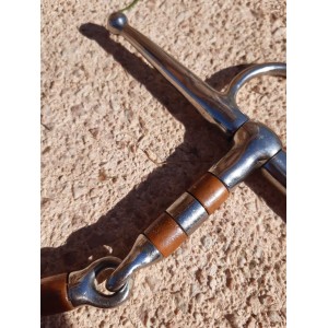 Mors à aiguille avec rouleau en cuivre