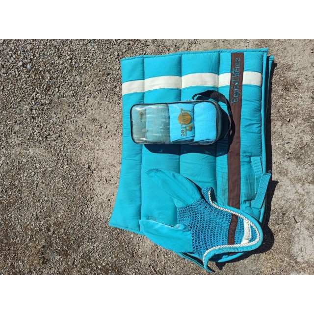 Ensemble Bleu turquoise equi-thème