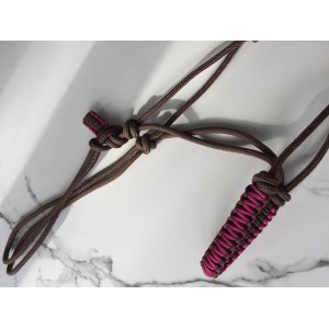 LICOL EN CORDE marron et fushia