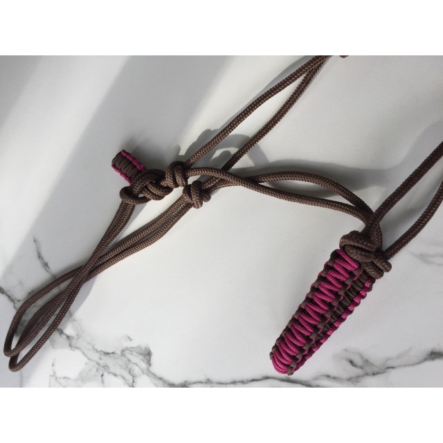 LICOL EN CORDE marron et fushia
