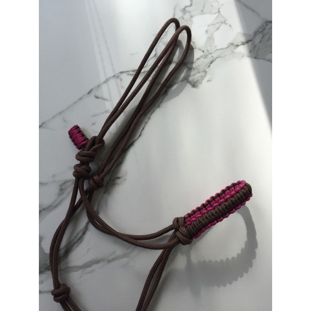 LICOL EN CORDE marron et fushia
