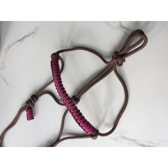 LICOL EN CORDE marron et fushia