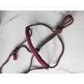 LICOL EN CORDE marron et fushia